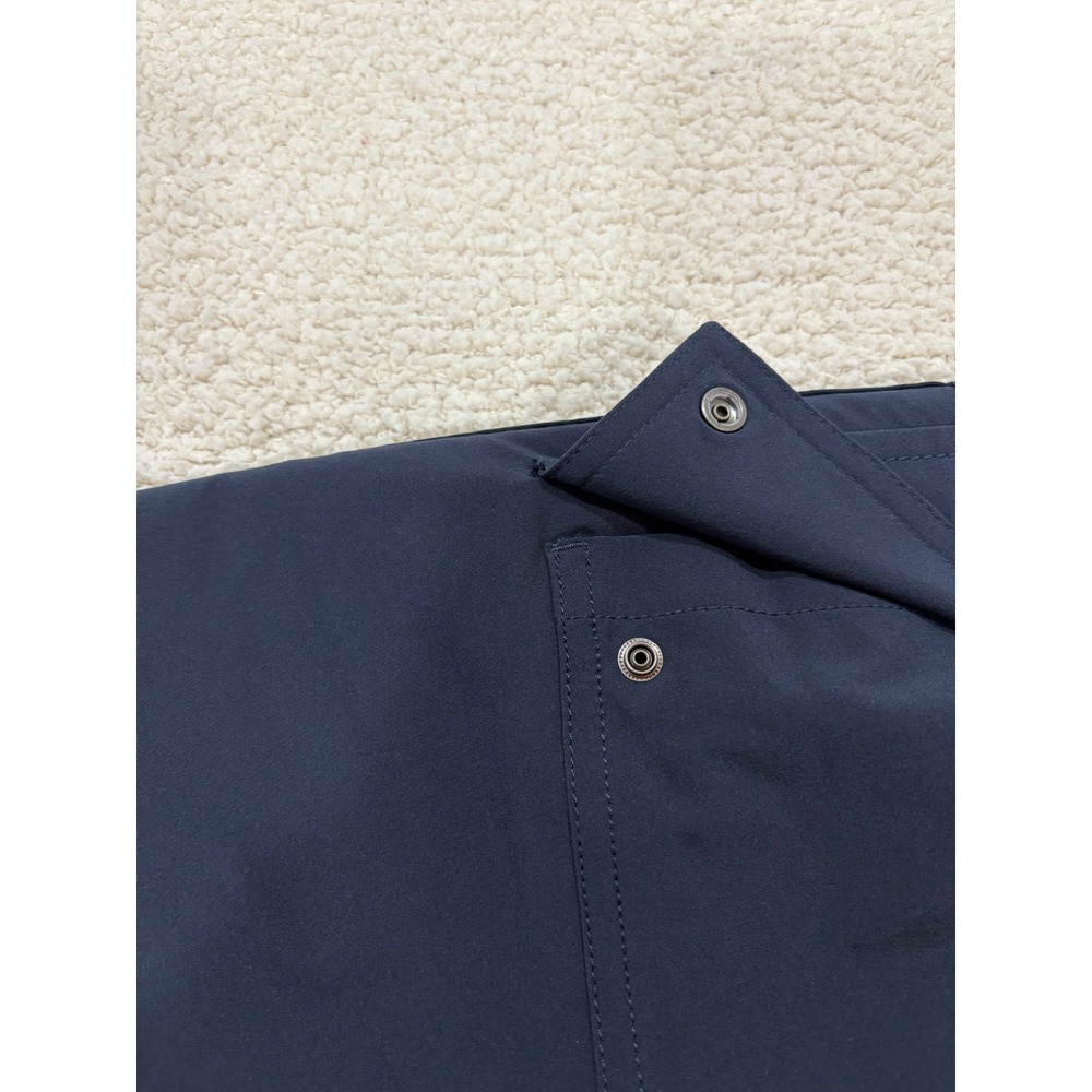 Athleta Brooklyn Heights High Rise Cargo Pant Wide Leg 30" Navy Size 14 - Picture 9 of 9